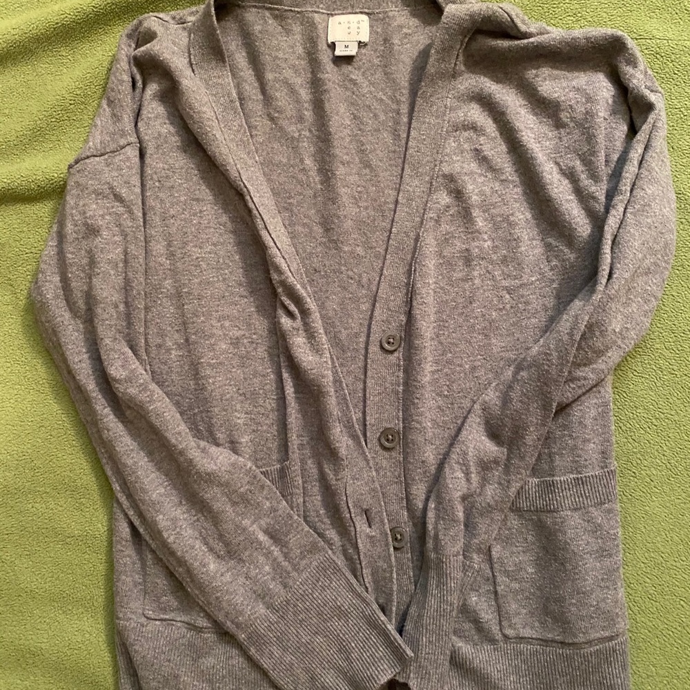 Grey cardigan